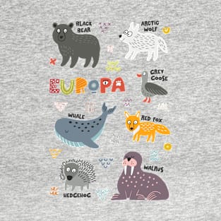 European Animals T-Shirt